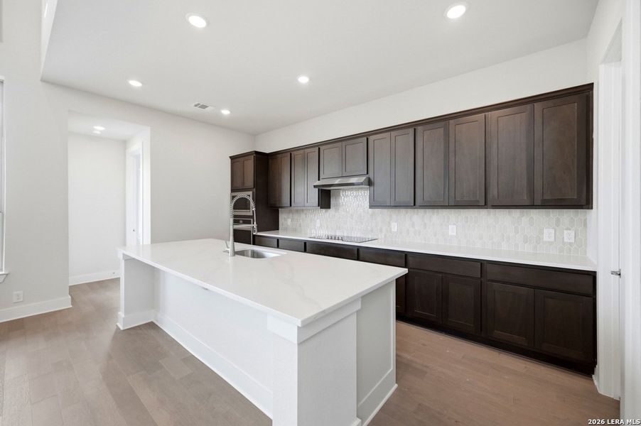 Furnished interior view inside a new home in Alsatian Oaks, Castroville (Image 5).
