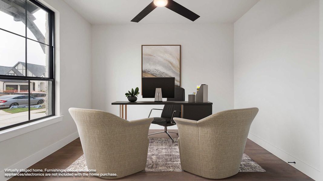 Representative furnished interior of a home built from the 536A by Britton Homes in The Tribute, The Colony (Image 7). Representative furnished interior of a home built from the 536A by Britton Homes in The Tribute, The Colony (Image 7).