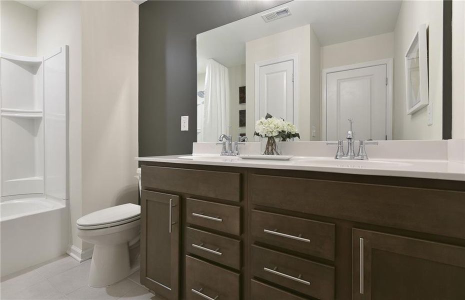Furnished interior view inside a new home in Oakwood, Cumming (Image 25).