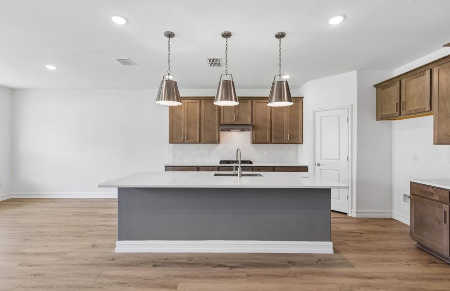 Furnished interior view inside a new home in Treeline, Justin (Image 8).