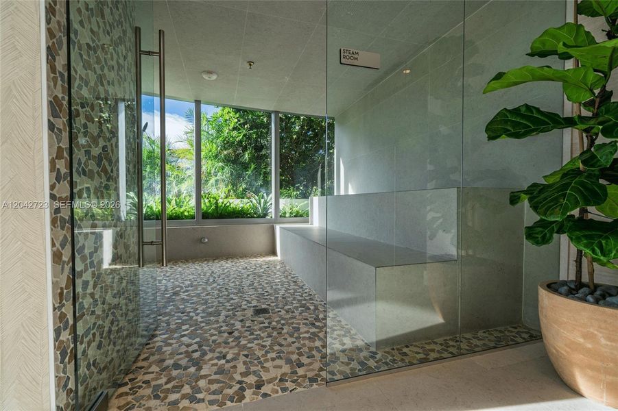 Exterior details and patio area of a home in Aria Reserve, Miami (Image 2). Exterior details and patio area of a home in Aria Reserve, Miami (Image 2).