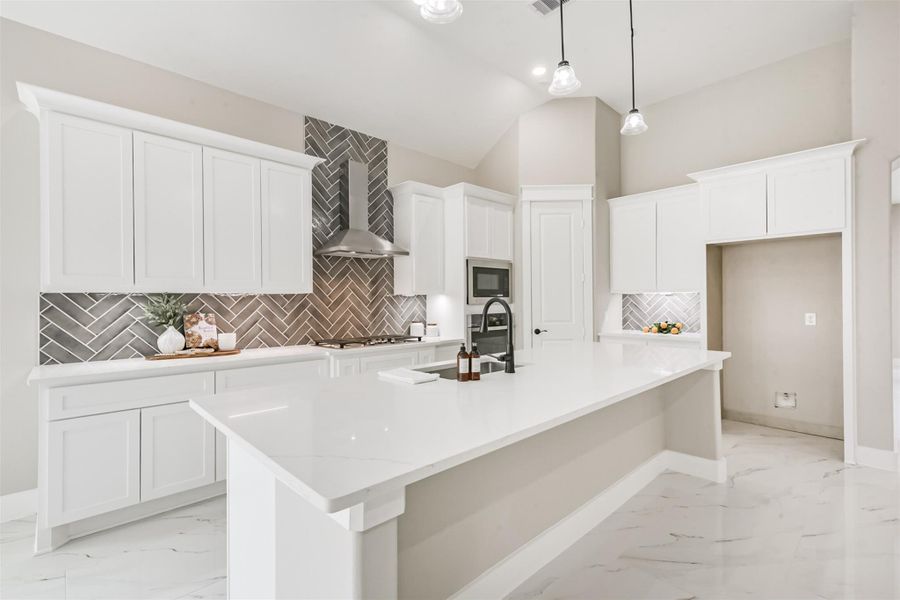 Furnished interior view inside a new home in , Pasadena (Image 8). Furnished interior view inside a new home in , Pasadena (Image 8).