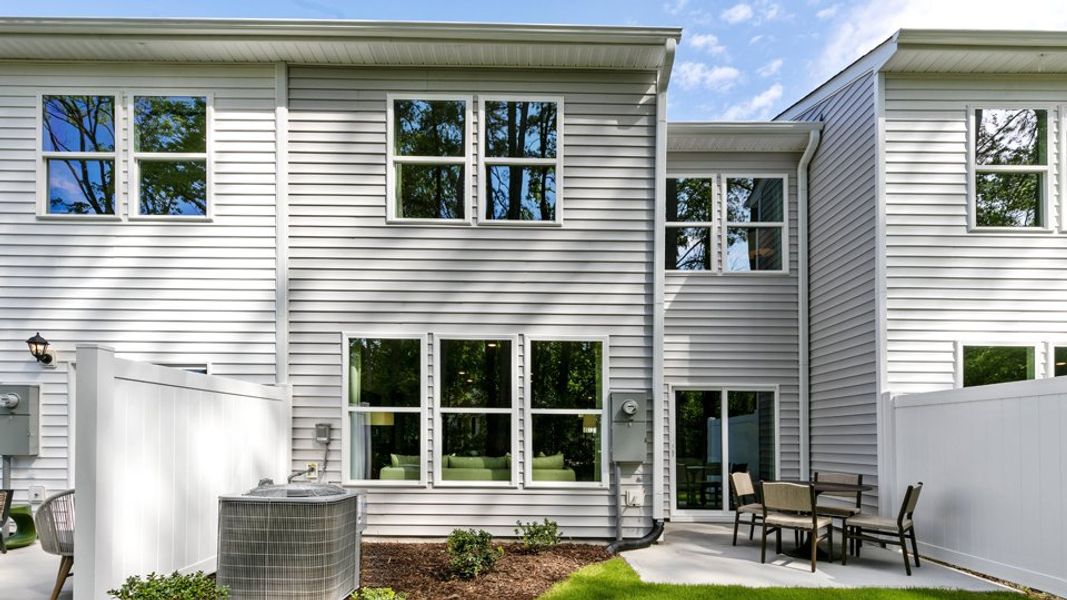 Representative exterior photo of a completed home built from the DENVER - TRADITIONS by D.R. Horton in Chapel Townes, Raleigh, NC (Image 20).