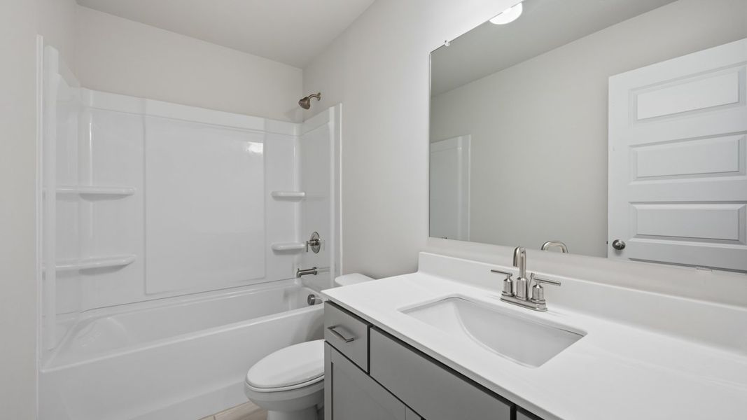 Furnished interior view inside a new home in Heritage Pointe, Senoia (Image 9).