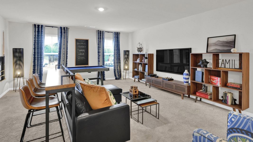 Furnished interior view inside a new home in Sweet Briar, Ooltewah (Image 29).