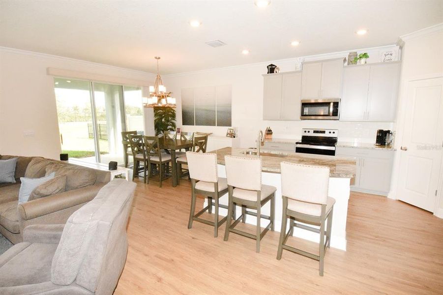 Furnished interior view inside a new home in Solera at Lakewood Ranch, Lakewood Ranch (Image 50).