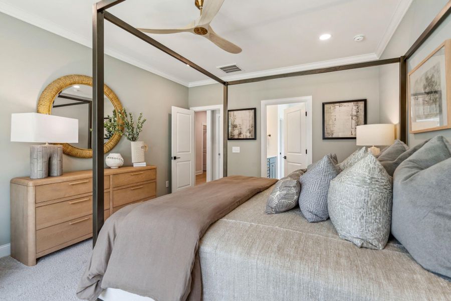 Furnished interior view inside a new home in Sweetgrass Station, Summerville (Image 55). Furnished interior view inside a new home in Sweetgrass Station, Summerville (Image 55).