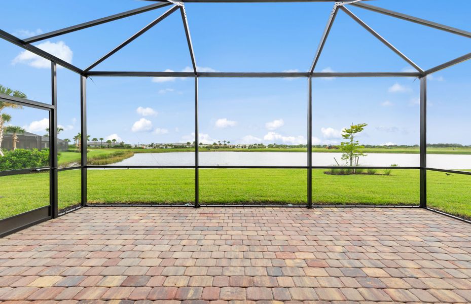 Exterior details and patio area of a home in Del Webb Naples, Immokalee (Image 2).