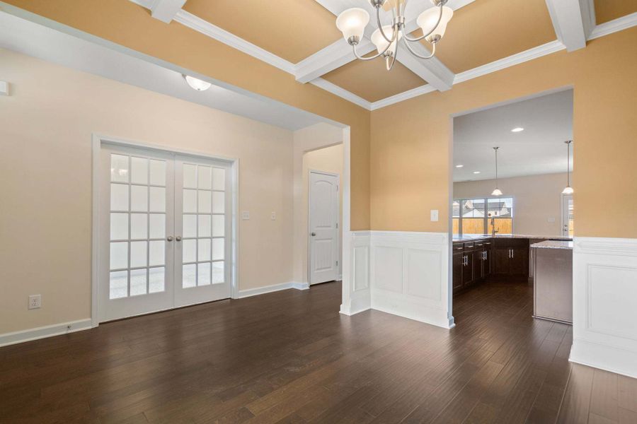 Representative unfurnished interior of a home built from the Bladen by Caviness & Cates Communities in Maggie Way, Wendell (Image 107).