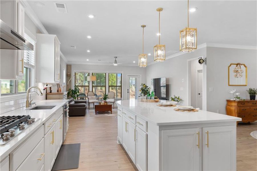 Furnished interior view inside a new home in , Hoschton (Image 35). Furnished interior view inside a new home in , Hoschton (Image 35).