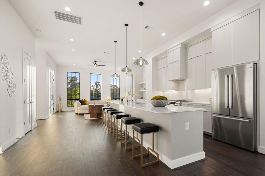 Furnished interior view inside a new home in , Houston (Image 15).