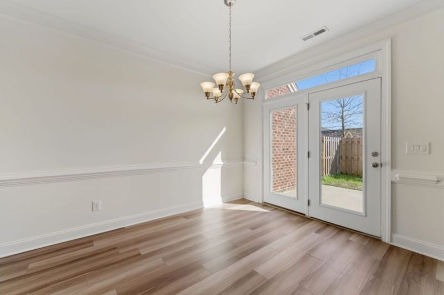 Representative unfurnished interior of a home built from the Cayman by Keystone Homes NC in Weybridge, Burlington (Image 56). Representative unfurnished interior of a home built from the Cayman by Keystone Homes NC in Weybridge, Burlington (Image 56).