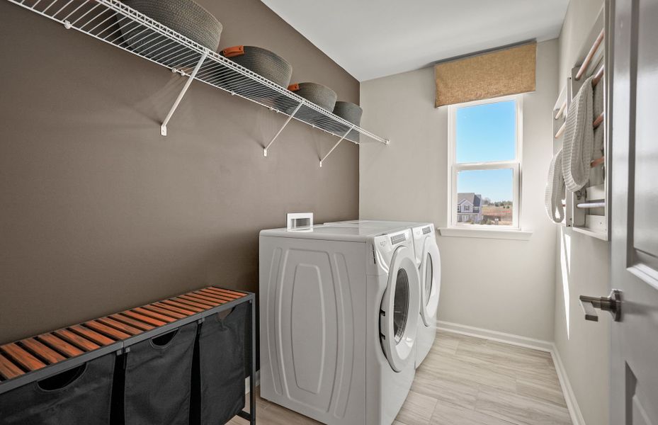 Furnished interior view inside a new home in Riverstone, Monroe (Image 17).