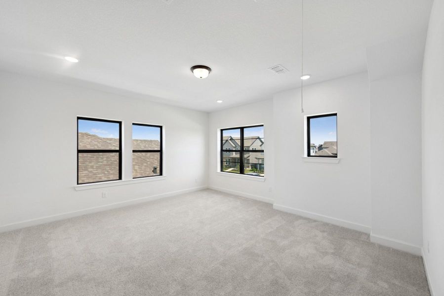 Spacious, unfurnished interior of a new home in Pomona 45' Homesites, Manvel (Image 18). Spacious, unfurnished interior of a new home in Pomona 45' Homesites, Manvel (Image 18).