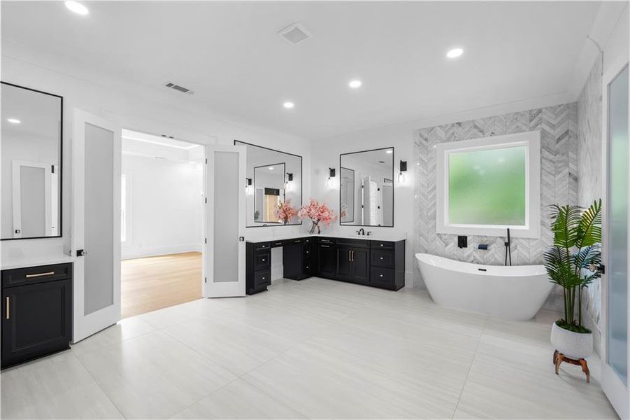 Furnished interior view inside a new home in , Monroe (Image 6).