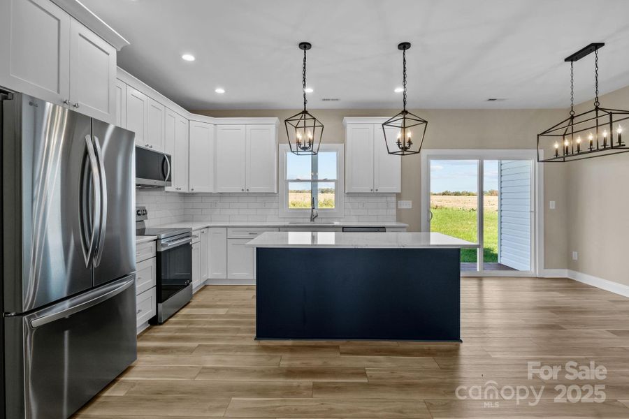 Furnished interior view inside a new home in , Olin (Image 10). Furnished interior view inside a new home in , Olin (Image 10).