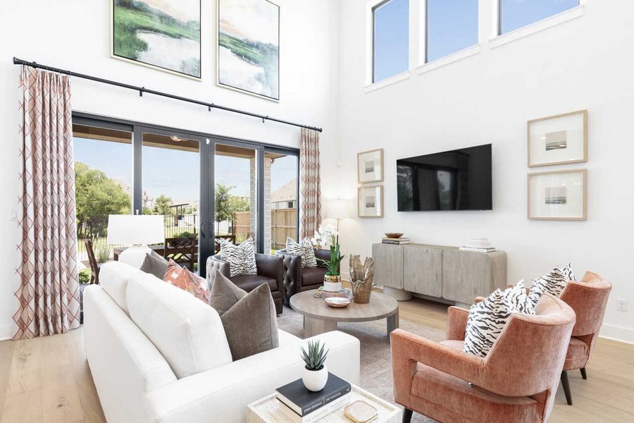 Representative Family Room - some options shown