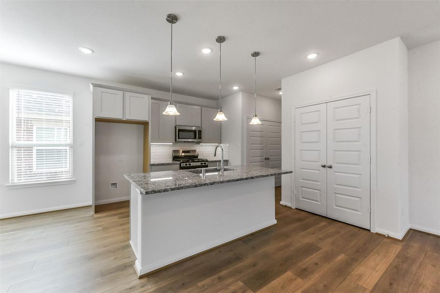 Furnished interior view inside a new home in , Houston (Image 4). Furnished interior view inside a new home in , Houston (Image 4).