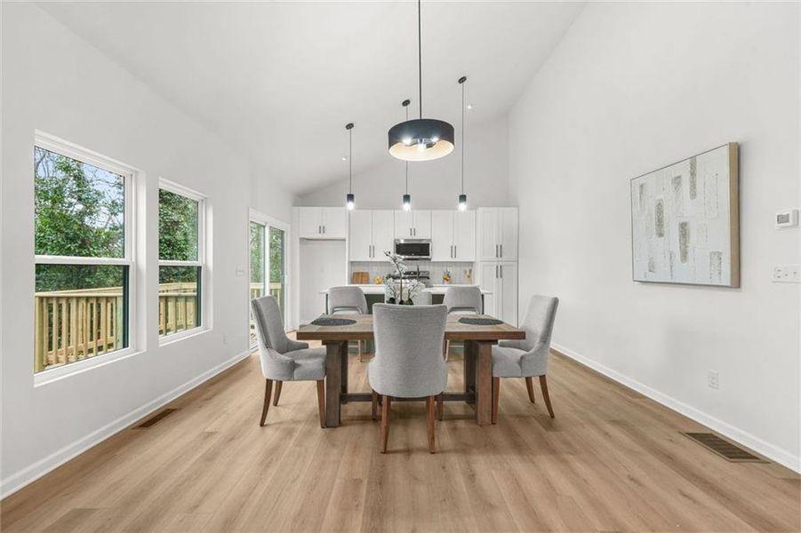 Furnished interior view inside a new home in , Atlanta (Image 5).
