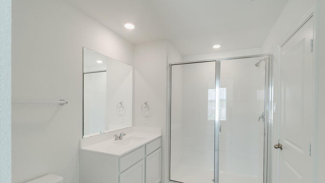 Furnished interior view inside a new home in , Buda (Image 8).