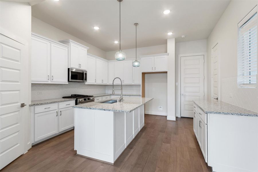 Furnished interior view inside a new home in Shady Acres, Houston (Image 11). Furnished interior view inside a new home in Shady Acres, Houston (Image 11).