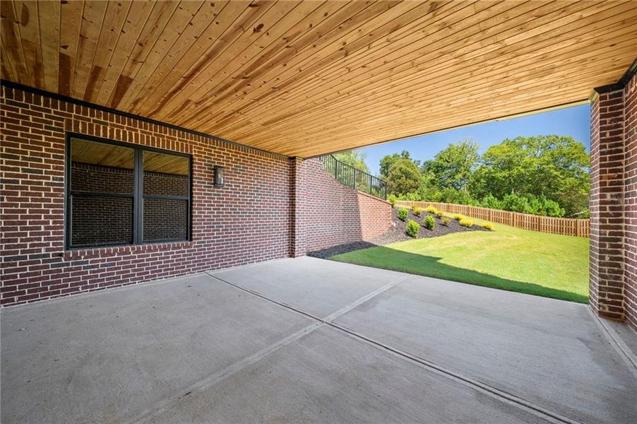 Exterior details and patio area of a home in , Buford (Image 30). Exterior details and patio area of a home in , Buford (Image 30).