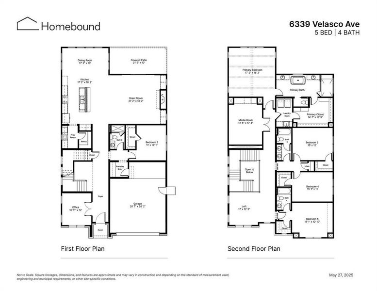 6339 Velasco Ave - Floor Plan 6339 Velasco Ave - Floor Plan