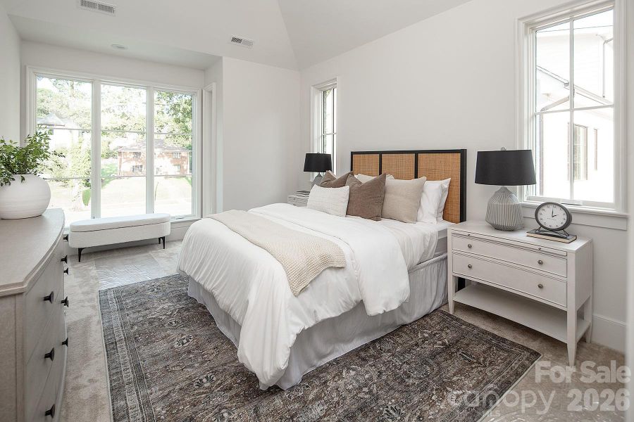 Furnished interior view inside a new home in , Charlotte (Image 31).