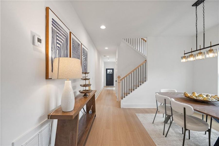 Furnished interior view inside a new home in , Atlanta (Image 57).