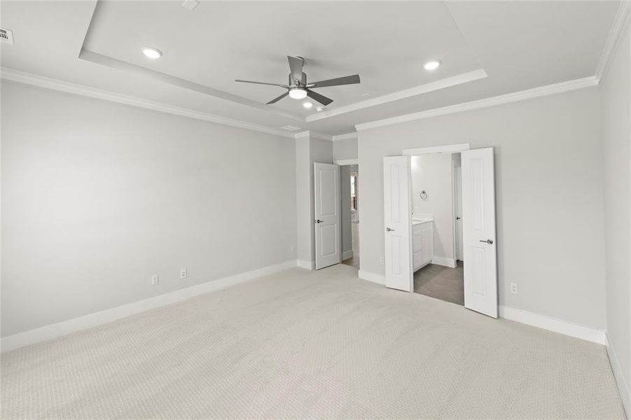 Spacious, unfurnished interior of a new home in Villages of Creekwood, Frisco (Image 14). Spacious, unfurnished interior of a new home in Villages of Creekwood, Frisco (Image 14).