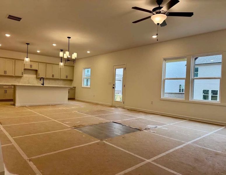 In-progress construction of a new home in Eastlyn Crossing - Single Family, Flowery Branch, GA (Image 13). In-progress construction of a new home in Eastlyn Crossing - Single Family, Flowery Branch, GA (Image 13).