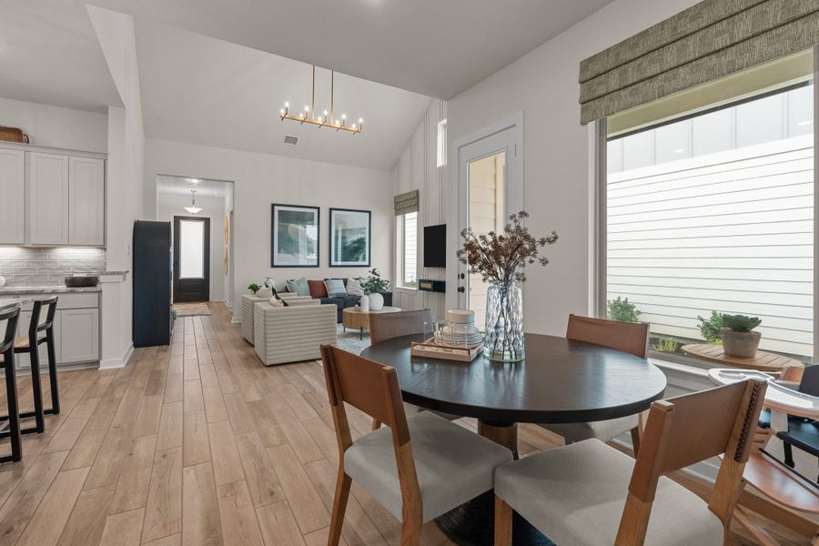 Furnished interior view inside a new home in The Crossvine – Garden Homes, Schertz (Image 14). Furnished interior view inside a new home in The Crossvine – Garden Homes, Schertz (Image 14).