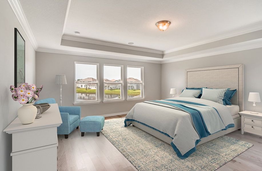 Representative furnished interior of a home built from the Sequoia by Beazer Homes in Acuera Estates, Apopka (Image 9). Representative furnished interior of a home built from the Sequoia by Beazer Homes in Acuera Estates, Apopka (Image 9).