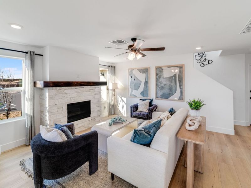 Representative furnished interior of a home built from the The Wilmington A by Davidson Homes LLC in South Ranch Southern Collection, Prescott (Image 14). Representative furnished interior of a home built from the The Wilmington A by Davidson Homes LLC in South Ranch Southern Collection, Prescott (Image 14).
