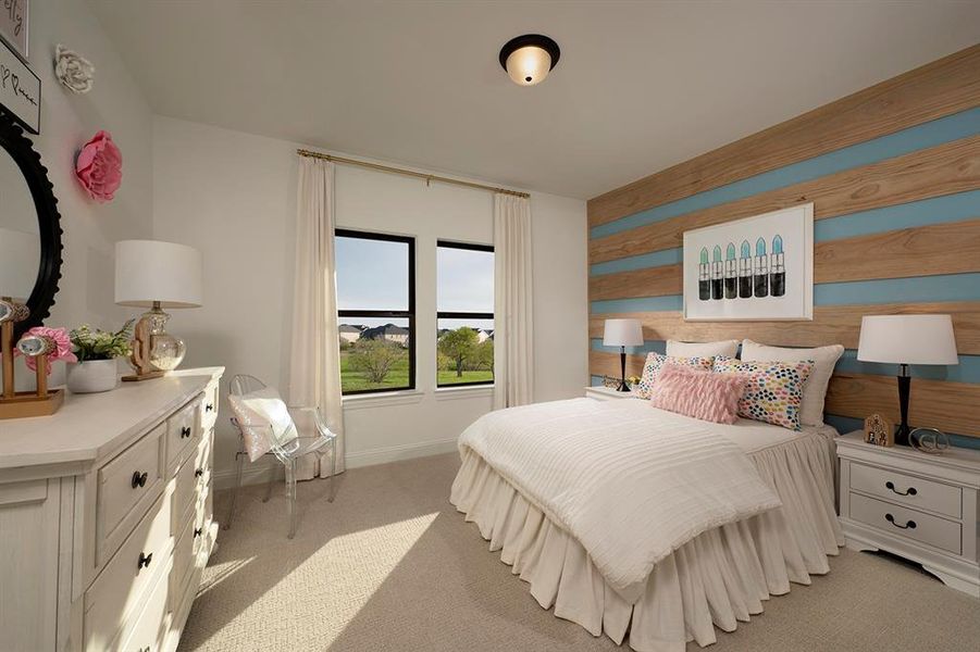 Furnished interior view inside a new home in Windsong Ranch, Prosper (Image 7).