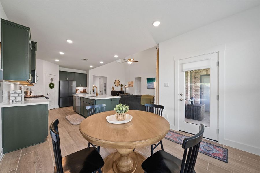 Furnished interior view inside a new home in Sorella, Tomball (Image 22).
