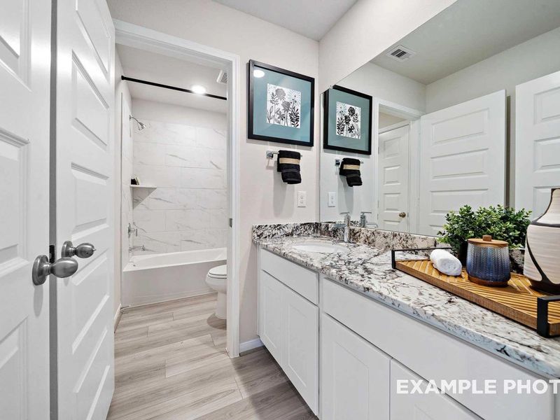Representative furnished interior of a home built from the The San Marcos F by Davidson Homes LLC in Emberly, Beasley (Image 29).