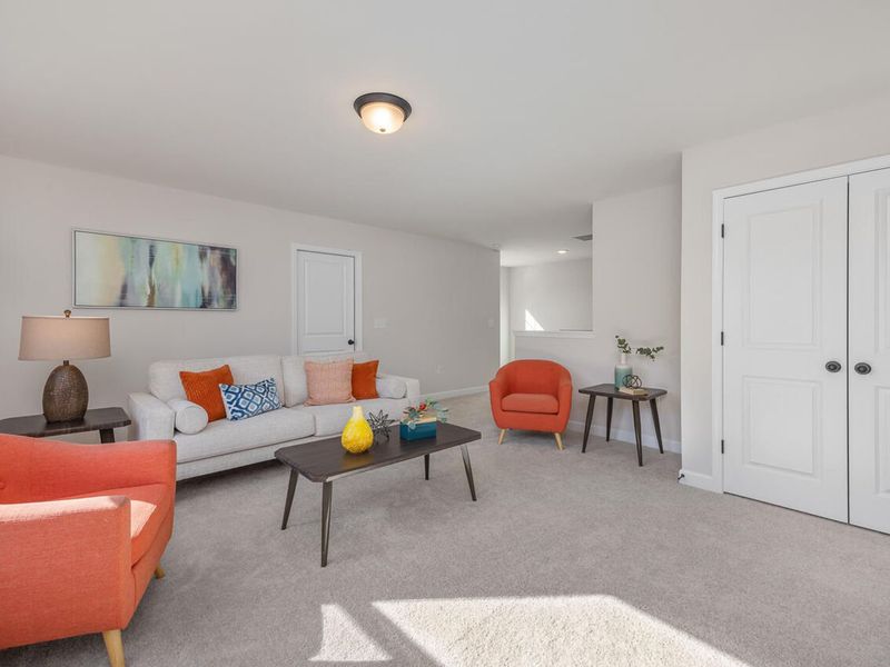 Furnished interior view inside a new home in Woodland Crossing, Zebulon (Image 19).