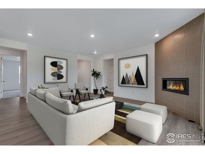 Furnished interior view inside a new home in Vantage, Berthoud (Image 3).