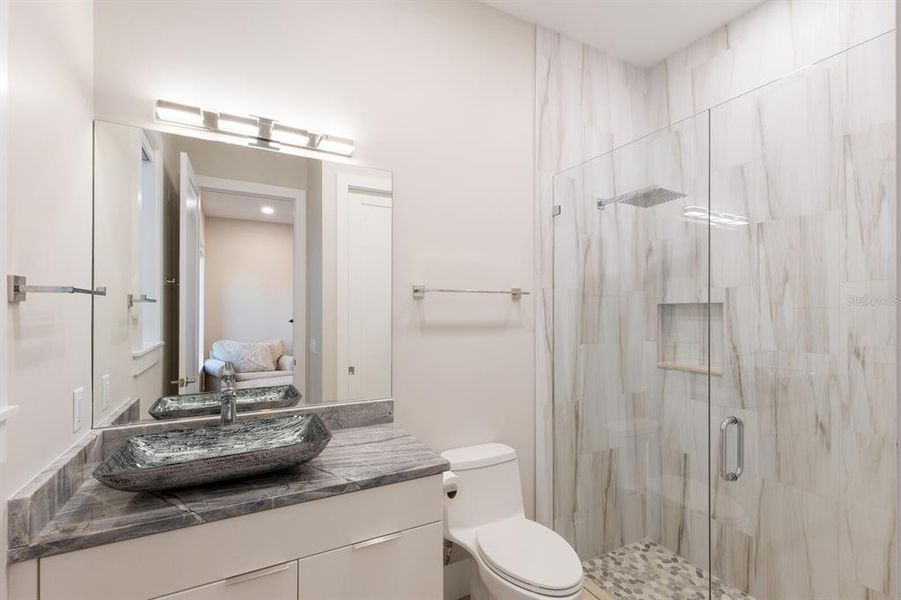 Furnished interior view inside a new home in , Longboat Key (Image 8).