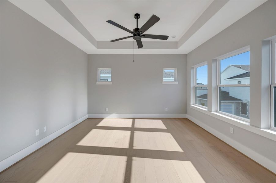 Spacious, unfurnished interior of a new home in Easthaven at Bridgeland Central - Vision Collection, Cypress (Image 14).
