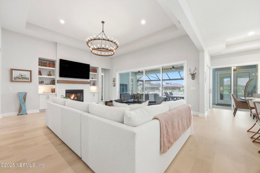 Furnished interior view inside a new home in , St. Augustine (Image 19).