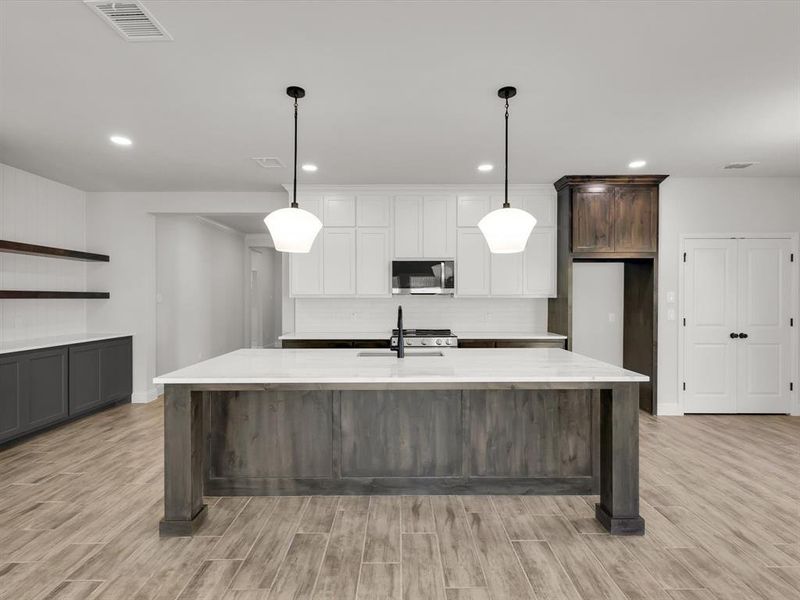 Furnished interior view inside a new home in , Springtown (Image 13).