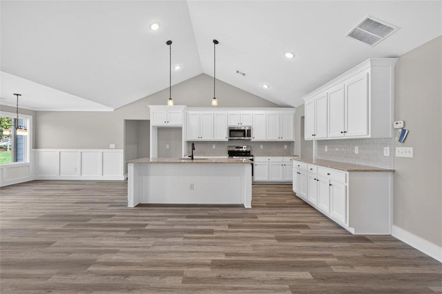Furnished interior view inside a new home in , Winder (Image 10).