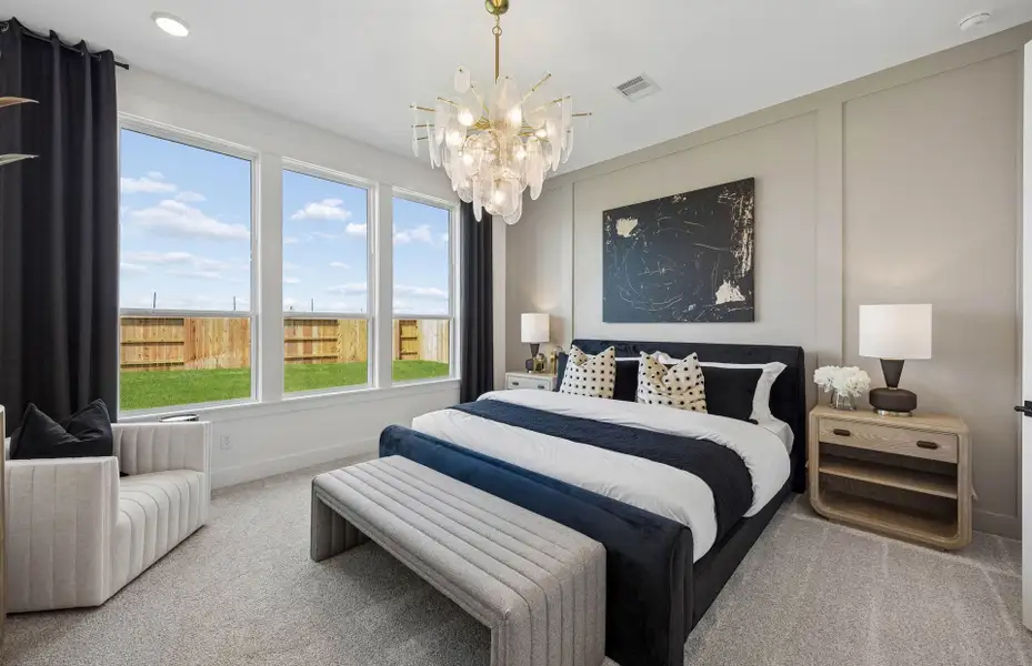 Representative furnished interior of a home built from the Lindale by Pulte Homes in Blue Creek Trails, Richmond (Image 10). Representative furnished interior of a home built from the Lindale by Pulte Homes in Blue Creek Trails, Richmond (Image 10).