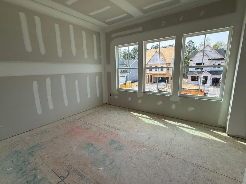 In-progress construction of a new home in The Point, Rolesville, NC (Image 19).