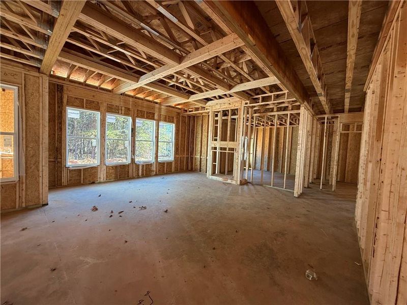 In-progress construction of a new home in , Gainesville, GA (Image 8).