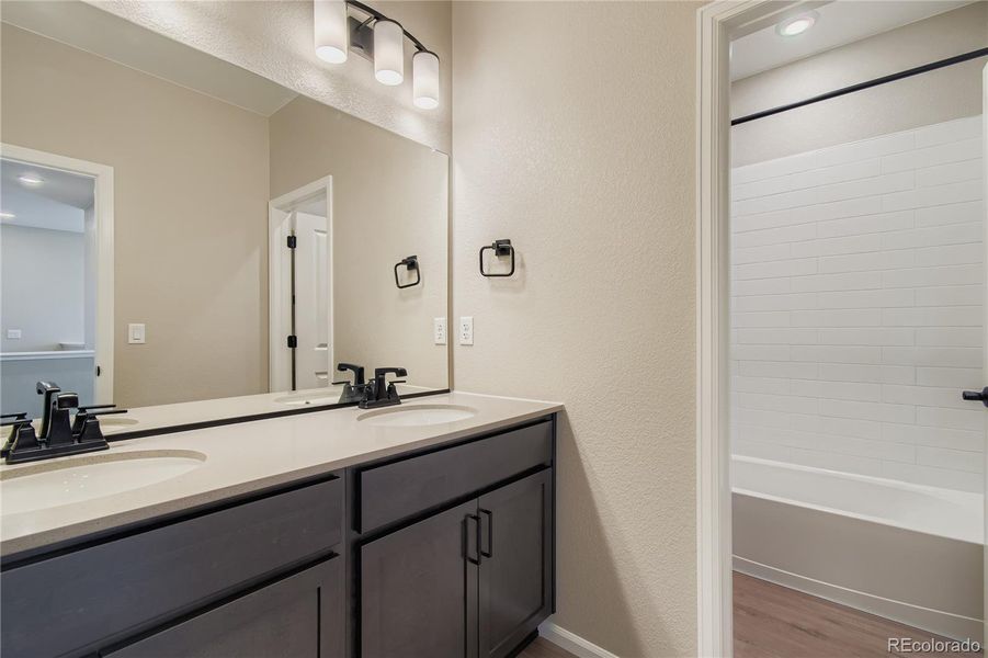 Furnished interior view inside a new home in Artisan at Brighton Crossings, Brighton (Image 7).