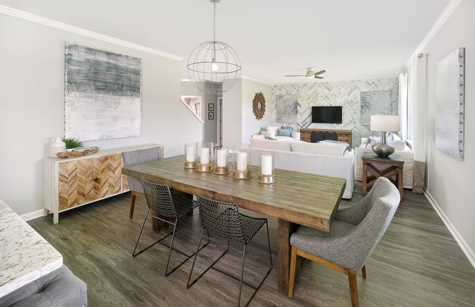 Furnished interior view inside a new home in Solserra, Shallotte (Image 11).