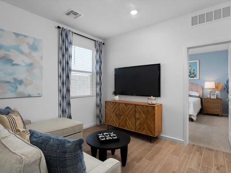 Furnished interior view inside a new home in Allure Vista Estate Series, Buckeye (Image 13).